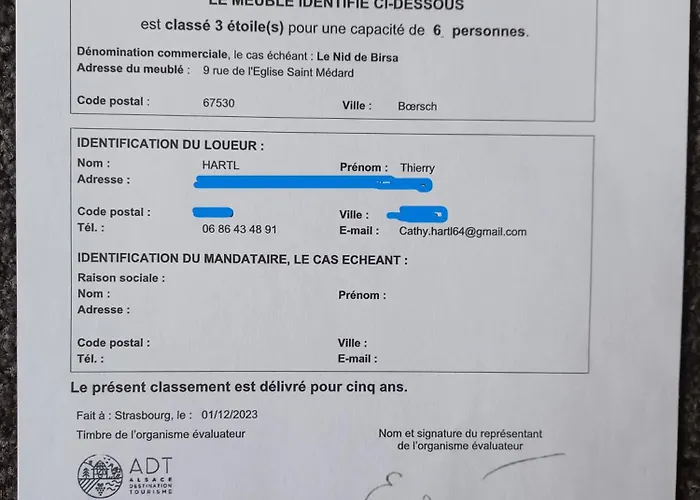 Le Nid De Birsa, 3 Etoiles, De Tres Bon Confort 度假居 *